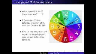 Integers and Modular Arithmetic - 1