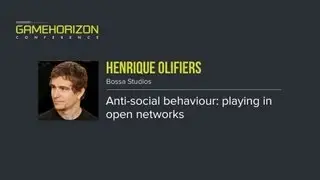 GameHorizon 2013 - Anti-social behaviour: playing in open networks
