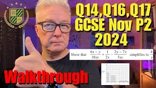 Q14, Q16, Q17 Paper 2 GCSE Edexcel 2024