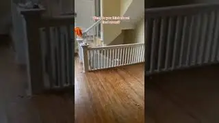 1906 house wood floor refinish. Before and after