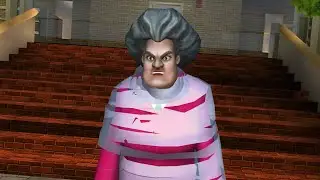Scary Teacher 3D Skateboard Wrap Trap gameplay walkthrough