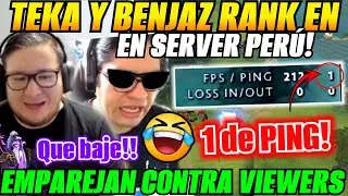 😂TEKA y BENJAZ rank en SERVER PER&Uacute;!!😂Emparejan con VIewers FINAL INESPERADO