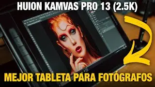 🎨HUION KAMVAS PRO 13 (2.5k) MEJOR TABLETA GRAFICA PARA FOTOGRAFOS📸 /TABLETA CON PANTALLA MÁS BARATA