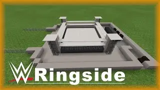 How to make a WWE ringside area!! (Minecraft Tutorial)