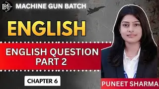English Questions Parts II | NDA & CDS Exam Practice