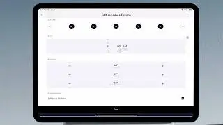 How to Use the Climate Scheduler in Crestron Home | Thermostat Automation Guide