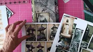 Witchy journal, how I am using @Crafty Cat papers