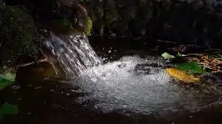 White noise falling water and rain ambiance relaxation