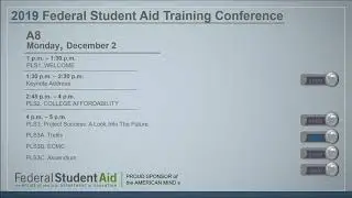 2019 FSA Training Conference: PLS1  Opening Session  -Keynote Address