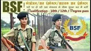 BSF PARA MEDICAL STAFF RECRUITMENT 2017 -18