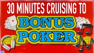 BONUS POKER video poker &diams;️ 30 minutes of cruising along, no commentary, video poker session