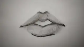 How to Draw Lips with Pencil | Easy Realistic Lip Drawing Tutorial .