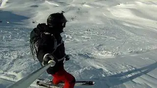 Off-Piste Skiing in La Plagne... Steep and Deep. :-)