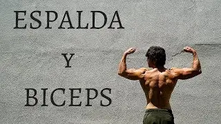 Rutina de Espalda y Biceps | Aumentar masa muscular