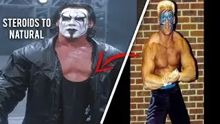 STING - STEROIDS TO NATURAL TRANSFORMATION | WWE/WCW War | Sting WCW Theme