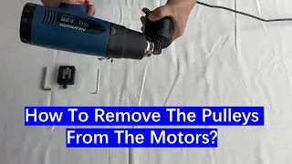 How to remove the pulleys from the electric skateboard motors？- Tyneeboard.com