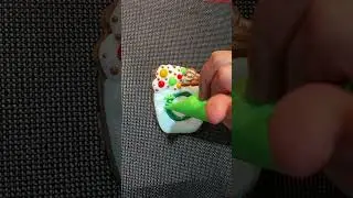 Chocolate candy on top 🙂 #cookies #winter  #icingcookie #holidaycookies #shorts  #bakingideas