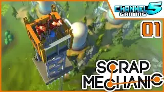 ROCKET SHIP!! First Impressions: Scrap Mechanic [Ep1]
