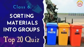 Sorting materials into groups quiz