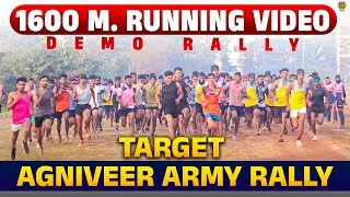🏆 Mangalore ARO Demo Rally | 🇮🇳 Agniveer Indian Army | 1600 M Running | Karnatakas Best Coaching