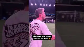 Miniminter was not happy with the referee&rsquo;s decision! 😱