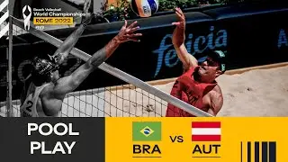Андре/Джордж 🇧🇷 против Хубера, А./Дресслера 🇦🇹 &mdash; лучшие моменты игры в бассейне в Риме 2022 года #BeachWorldChamps