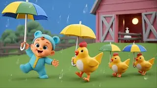 Rain Rain Go Away  | Lala Loops Cartoon Nursery Rhymes & Kids Songs