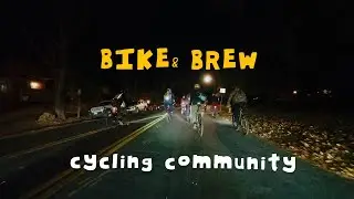 Social ride with Bike & Brew cycling community