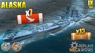 BattleShip Alaska 7 Kills & 172K Damage | World of Warships