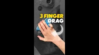 THE 3 FINGER DRAG 👌
