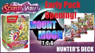 Pokemon Scarlet & Violet Base Set Prerelease Kit Opening and Deck Build. (Hunte)