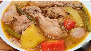 খুব সহজে ও  স্বাস্থ্য কর চিকেন স্ট্যু রেসিপি #healthy and testy recipe# chicken recipe#ashima chatte