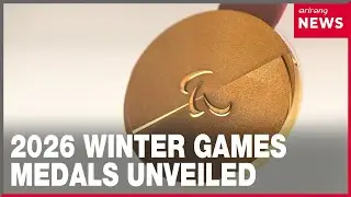 Italy showcases medals for 2026 Winter Games