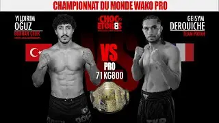Geisym DEROUICHE vs Yildirim OGUZ By #VXS #choc_des_Etoiles #World #championship #wako