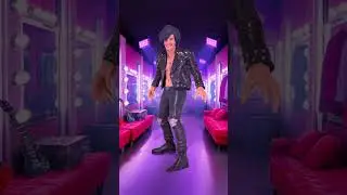 High detailed realistic 3D character model of A charismatic 42-year-old male rock star with tousl...
