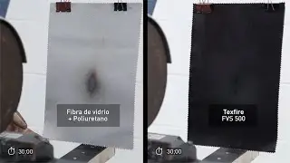 Comparative test: Weld S1 welding blanket vs. fiberglass fabric with polyurethane