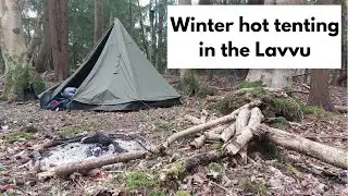 Winter hot tenting in the Lavvu