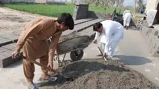 Concrete Block Making Process | 8&times;5&times;12 Blocks by Mini Machine#bashirsaivra 