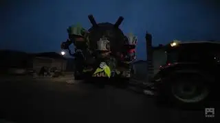 Carnevale di Borgosesia 2025 - Primo rientro dei carri [Plus Video]