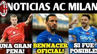 🚨BOOM! OFICIAL BENNACER AL DINAMO! GALLIANI FIRMA!? MITRO FUE REAL! DE LIGHT? NOTICIAS AC MILAN 