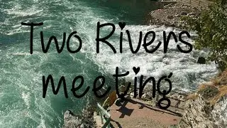 Two Rivers meeting But not Mixing|Ganga river Sangam
