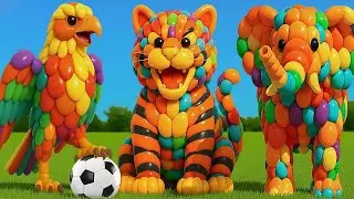 The mascot vibrato assistant giraffe placed on the football field is popular co-produced, creative 1