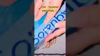 Summer essentials part -1 #skincare #summer #viralvideo #unpacking #unboxing #unpacking #aqualogica