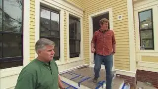Grothouse Maple Pastore™ Waterfall Wood Countertops in This Old House® The Cambridge Project 2012