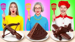 Кулинарный Челлендж: Уэнсдей Против Бабушки | Кулинарная Битва с Едой от Multi DO Joy