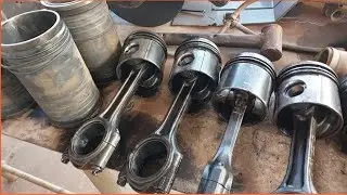 desmontagem do motor trator BH 180