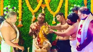 శ్రీ ధర్మ శాస్త్ర శ్రీ అయ్యప స్వామి వారి అభిషేకములు #sabarimala #swami 