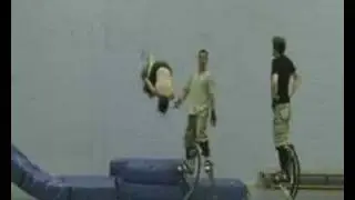 First attempts at backflips on powerbocks