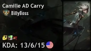 Camille AD Carry vs Varus - BillyBoss - NA Challenger Patch 7.2