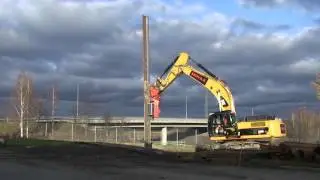 MOVAX Side grip installing sheet piles
